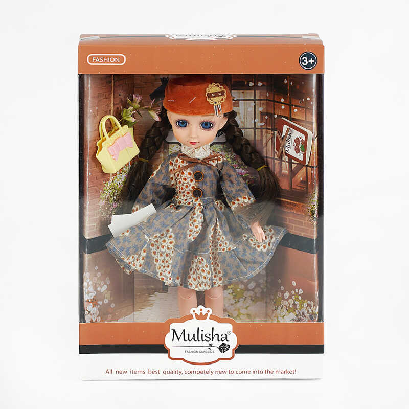 Лялька QJ 105 B (48/2) висота 30 см, сумочка, улюбленець, в коробці