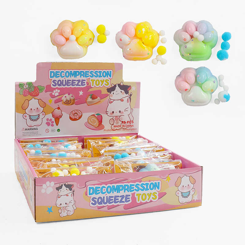 Гра антистрес C 71327 (24) ЦІНА ЗА 16 ШТУК В БЛОЦІ, “Лапка”, в коробці