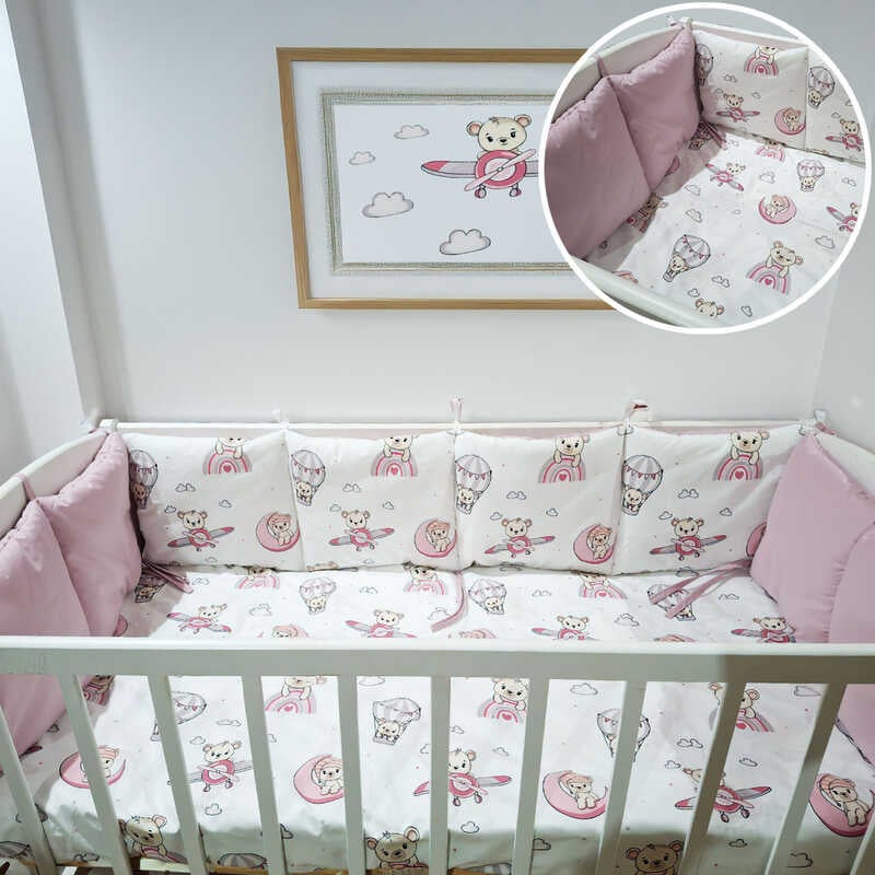 гр Бортики на три сторони "Ведмежа" 61143 (1) тканина РАНФОРС, розмір 120*30 см "Bimbo"