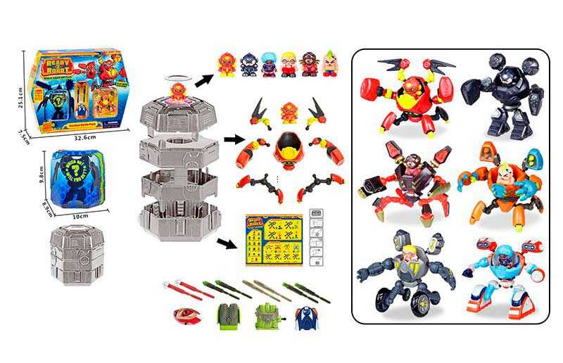 Трансформер N 806 (36/2) з комплектом зброї і фігуркою, в коробці