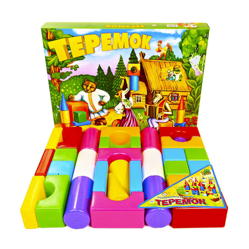 гр Теремок вел. 08082 (5) "M-TOYS" 32 деталі, в коробці