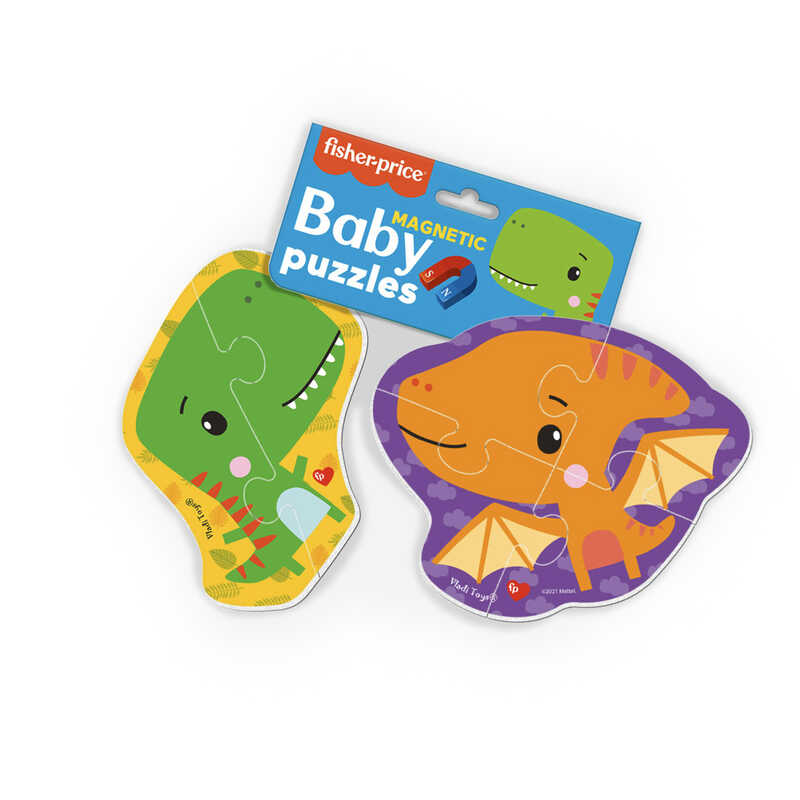 гр Пазли магнітні бейбі "Динозаврики" VT3208-16 (50) "Vladi Toys", у пакеті