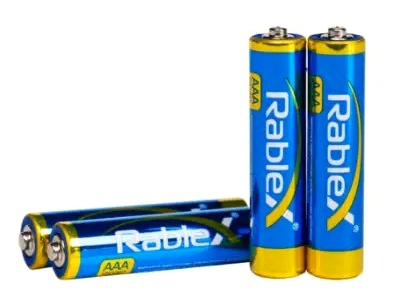 Батарейки «RABLEX», ціна за 2 шт, мініпальчик, кульок, сольова, "AAA" , 1.5 V