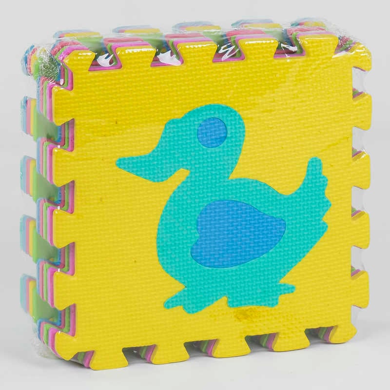 Килимок-пазл EVA "Морські мешканці" З 36599 (12) 10 ел. в упаковці, 29х29см