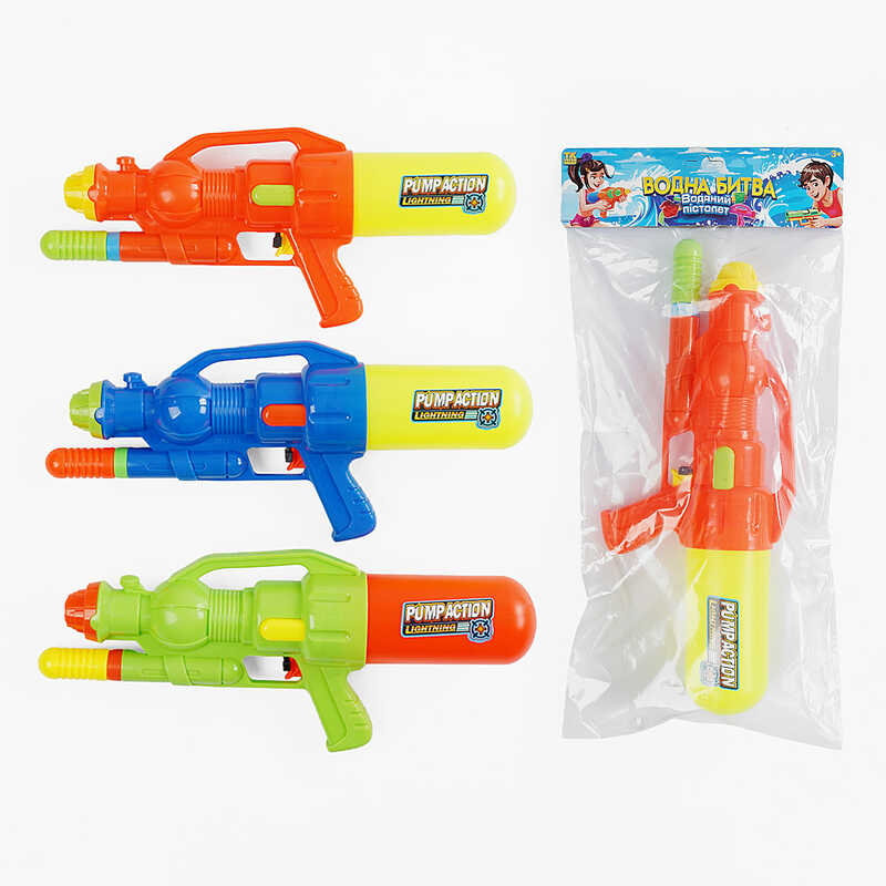 Водний пістолет TK 31713 / 2823-19 (72/2) "TK Group", 3 кольори, помповий механізм, в пакеті, ВИДАЄТЬСЯ ТІЛЬКИ МІКС ВИДІВ