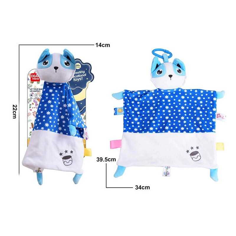 Брязкальце-комфортер 688 M134 (96) текстильне, кільце для підвішування, в пакеті