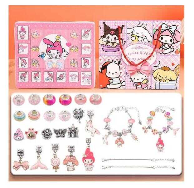 Набір прикрас M 18595 (144) герой, основи для прикрас, шарми, в коробці