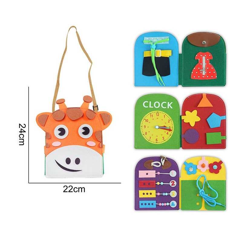 Логічна папка 25093 (100) фетр, годинник, застібки, рахівничка, шнурівка, ремінець