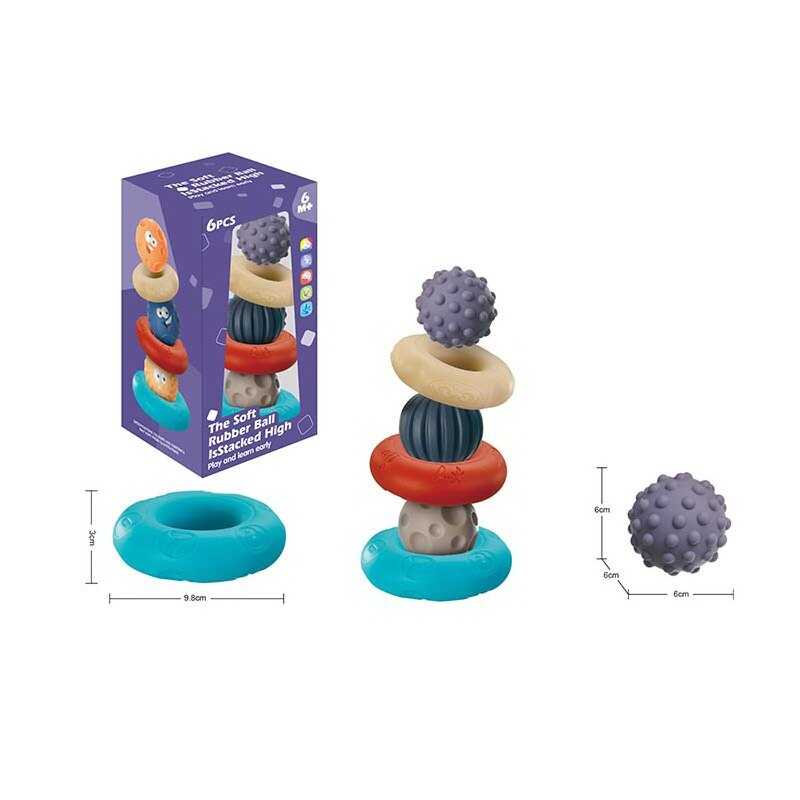 Набір сенсорних іграшок 1130 (72) 6 елементів, в коробці