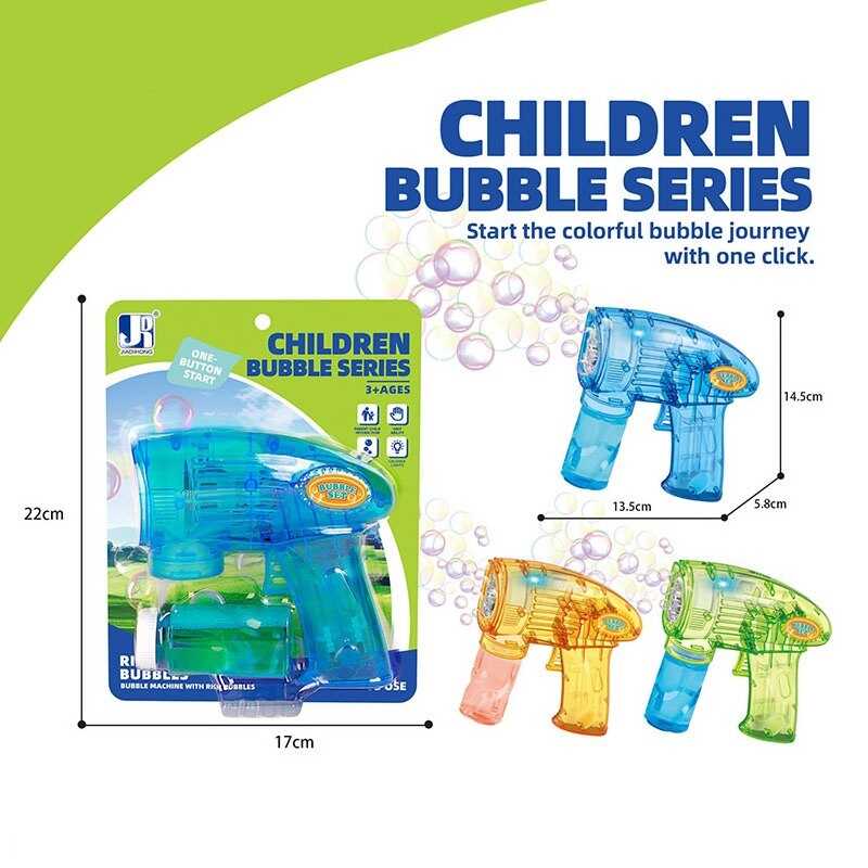 Пістолет з мильними бульбашками P 82438 A (96/2) 3 види, ВИДАЄТЬСЯ МІКС ВИДІВ, на листі