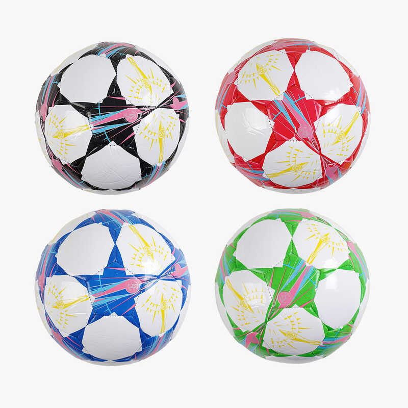 М`яч футбольний C 65925 (60) розмір №5, 4 види, матеріал м`яка EVA, 300-320 грамів, гумовий балон, ВИДАЄТЬСЯ ТІЛЬКИ МІКС ВИДІВ