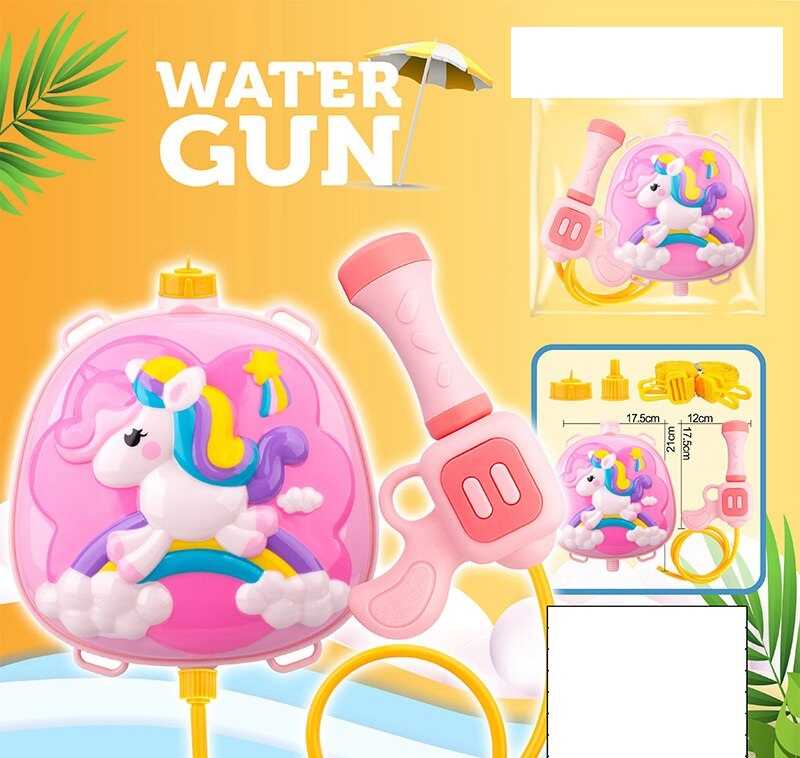 Водний пістолет з балоном TK-52022 (84) “TK Group”, помповий механізм, лямки регульованої довжини, в пакеті