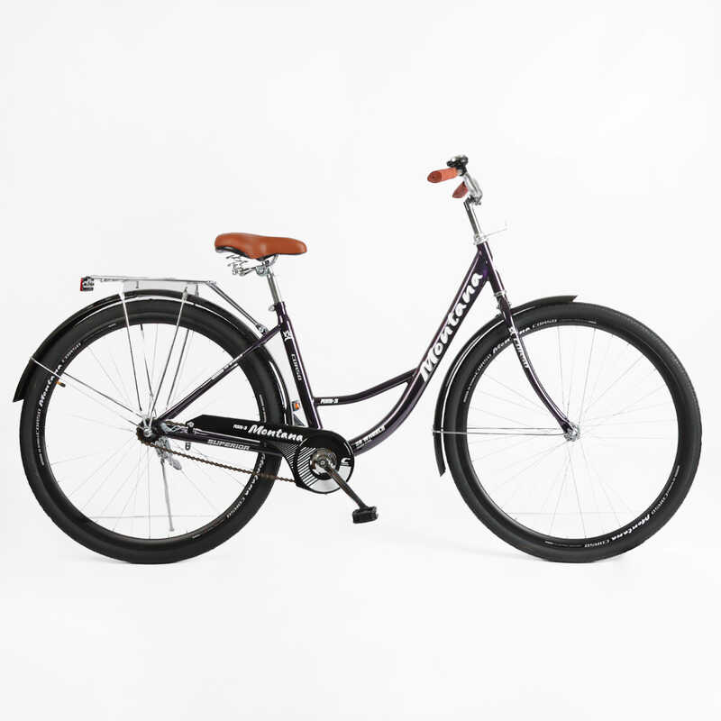 Велосипед міський Corso «Montana» 28`` MT-28730 (1) одношвидкісний, сталева рама 20``, багажник