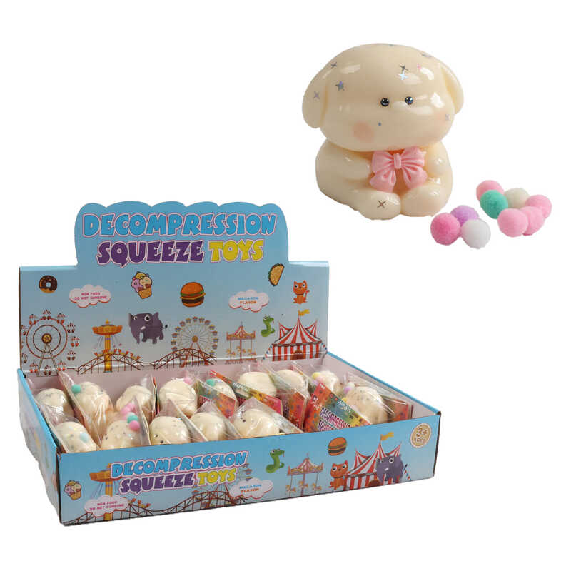 Гра антистрес C 71365 (24) ЦІНА ЗА 16 ШТУК В БЛОЦІ, м’які кульки, блискітки, в коробці