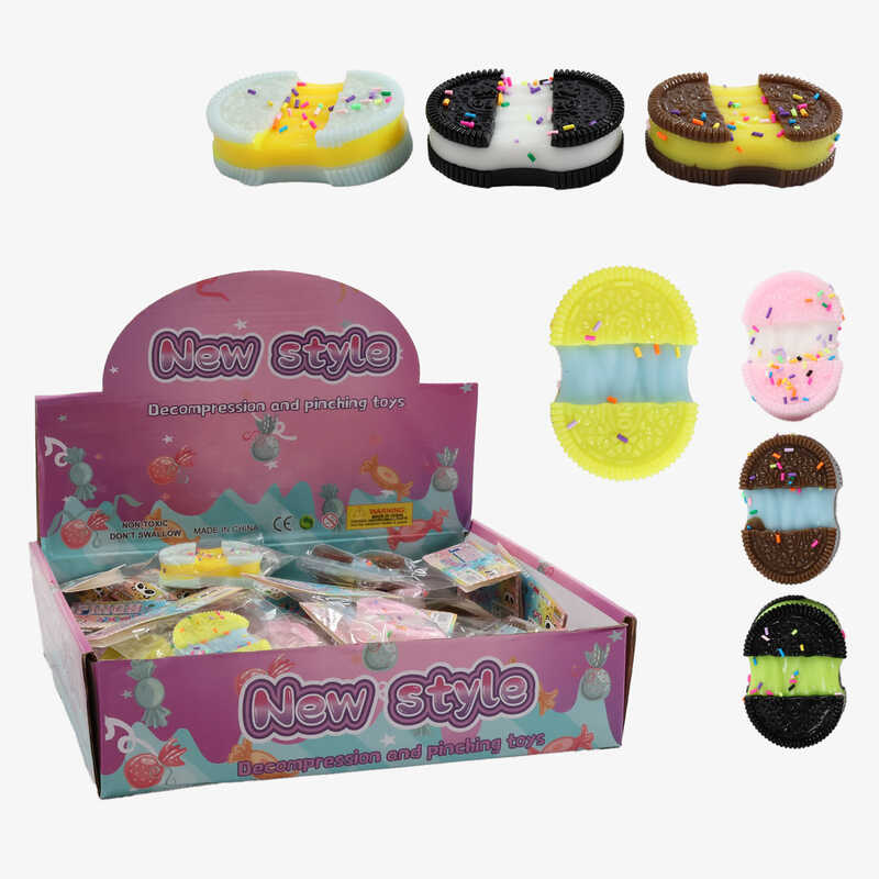 Гра антистрес C 72376 (24) ЦІНА ЗА 25 ШТУК В БЛОЦІ, “Печиво”, в коробці