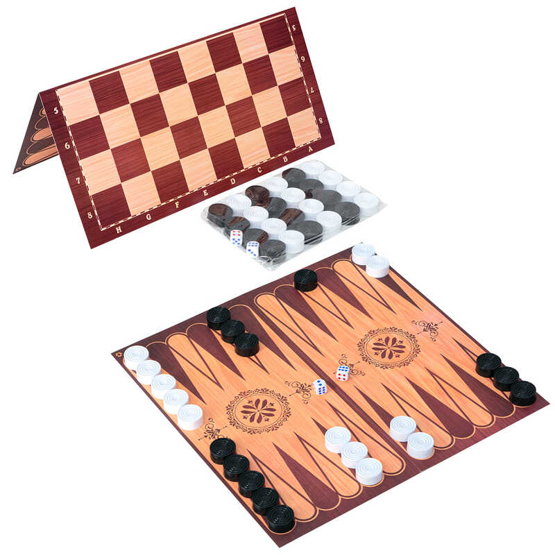 гр Шашки + нарди 034/6 (80) "BAMSIC"