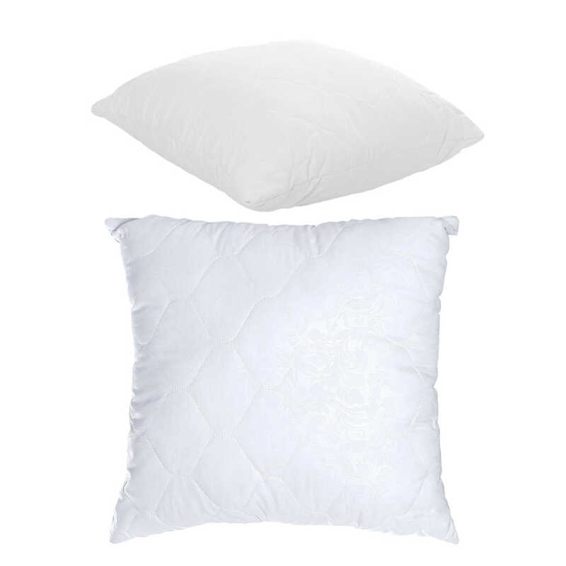 гр Подушка "Сімейна" 3010010 стьоб мікрофібра, силіконізоване волокно, 60*60 см., біла (1) "Homefort"