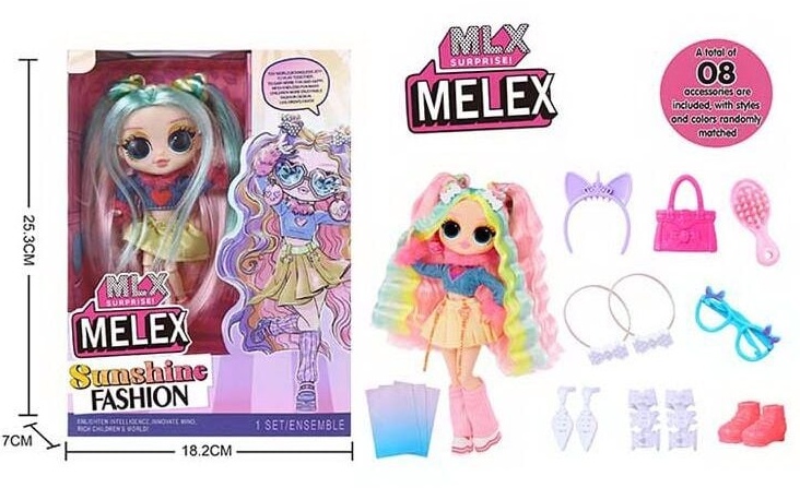 Лялька 880-1 , 16 см, шарнірні суглоби, аксесуари, взуття, в коробці