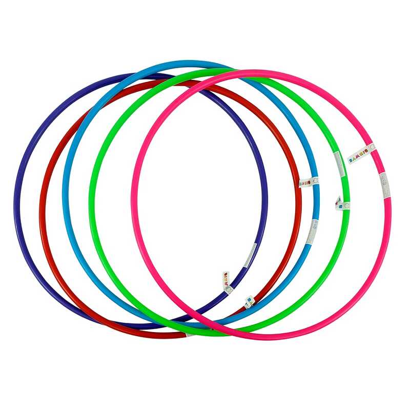 гр Обруч 0166 середній кольоровий (1) ЦІНА ЗА ЗВ’ЯЗКУ, У ЗВ’ЯЗЦІ 10 ШТ, d=76см  "BAMSIC"