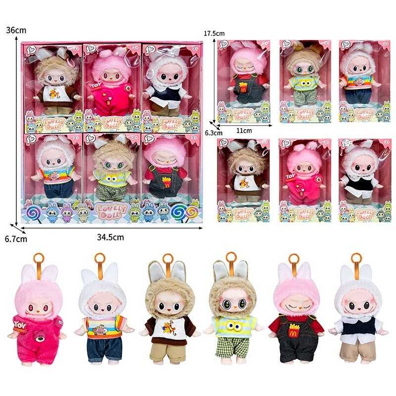 Набір героїв JZ 774 A10 (40/2) ЦІНА ЗА 6 ШТУК, висота 14 см, брелки, рухливі кінцівки та голова, знімний одяг, карабін, в коробці