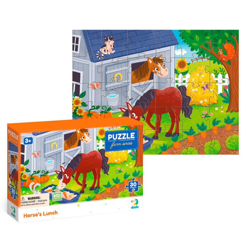 гр Пазл "Обід для коника" 300684 (48) "DoDo", 30 елементів, в коробці