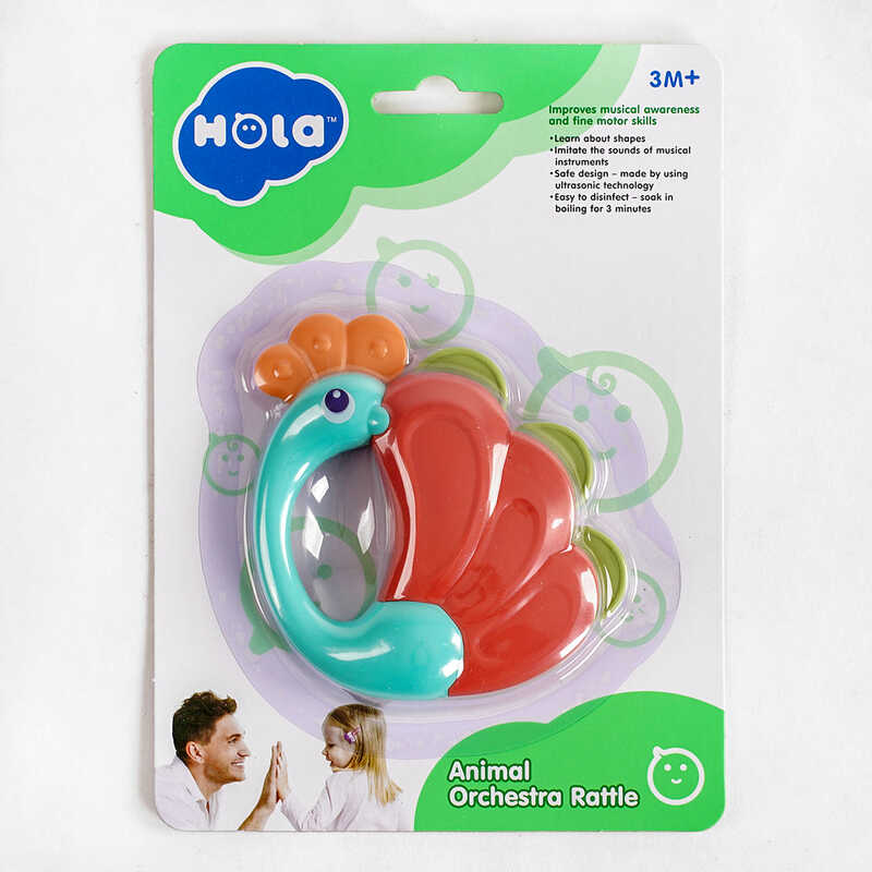 Брязкальце E 318 B-1 (72/2) "Hola”, "Павич", на листі