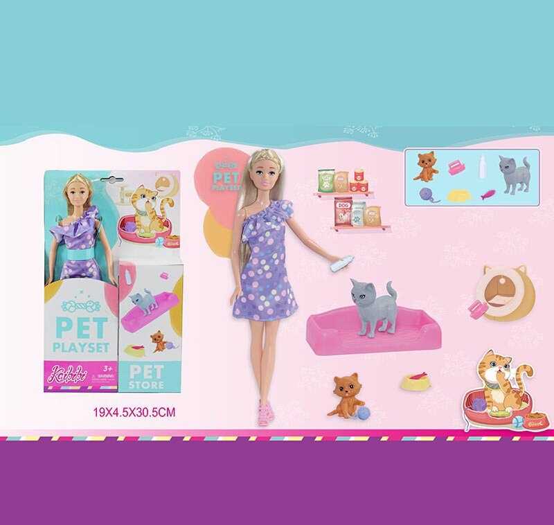 Лялька WG 201 (96/2) висота: 30см, улюбленці, знімний одяг, аксесуари, в коробці