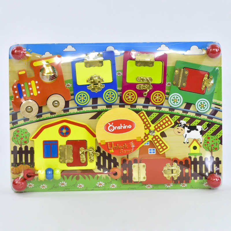 Бізіборд дерев'яний C 31384 (12) в плівці