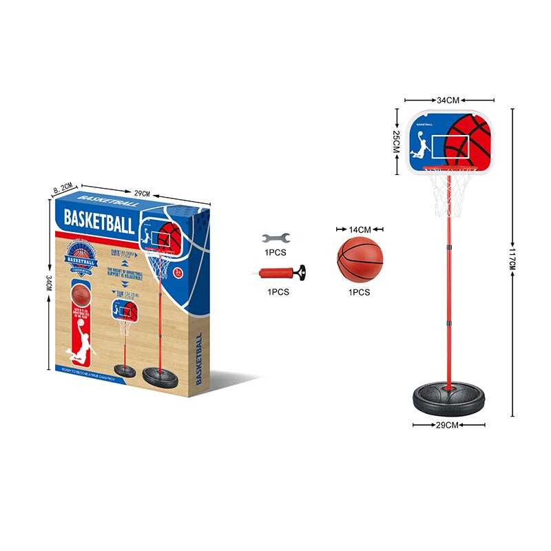 Баскетбол 6056 (24/2) м’яч, насос, кільце, сітка, в коробці