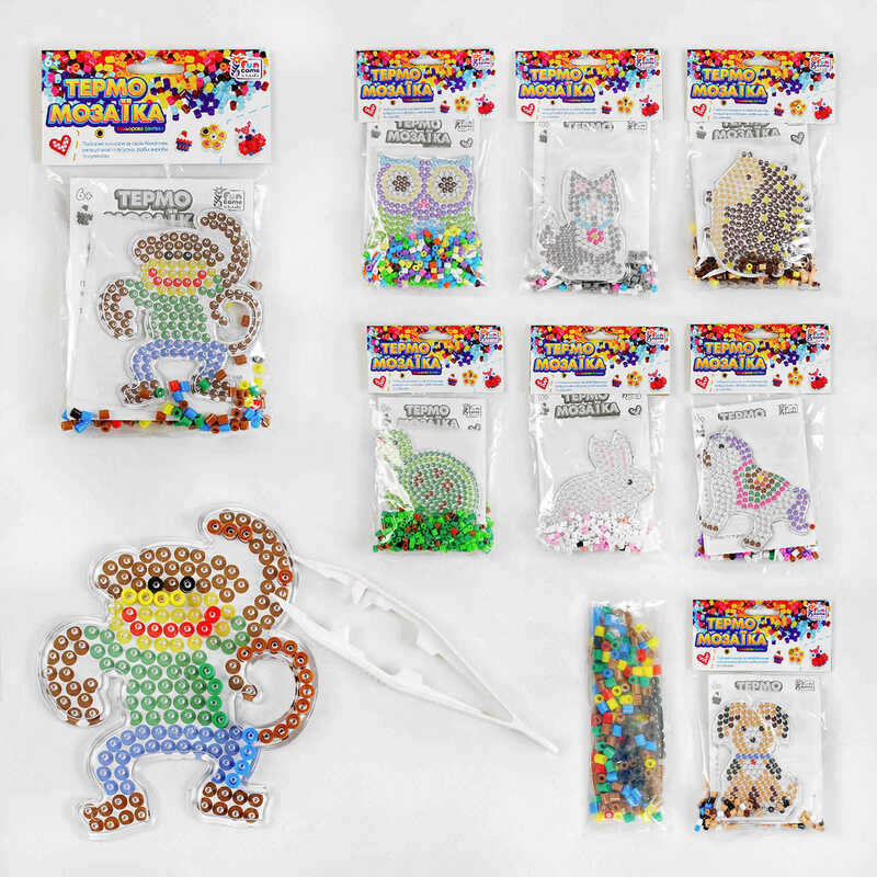 гр Термомозаїка 98340 (120/2) "4FUN Game Club", 8 видів, ВИДАЄТЬСЯ ТІЛЬКИ МІКС ВИДІВ