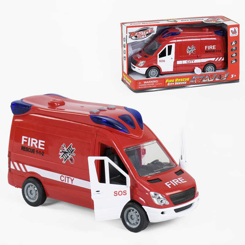 Машинка 666-11 P (24) зі світловими та звуковими ефектами, в коробці