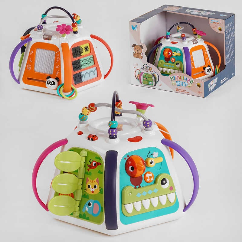 Музичний мультибокс 94705 (4) "WToys", ОЗВУЧУВАННЯ УКРАЇНСЬКОЮ МОВОЮ, світло, звук, в коробці