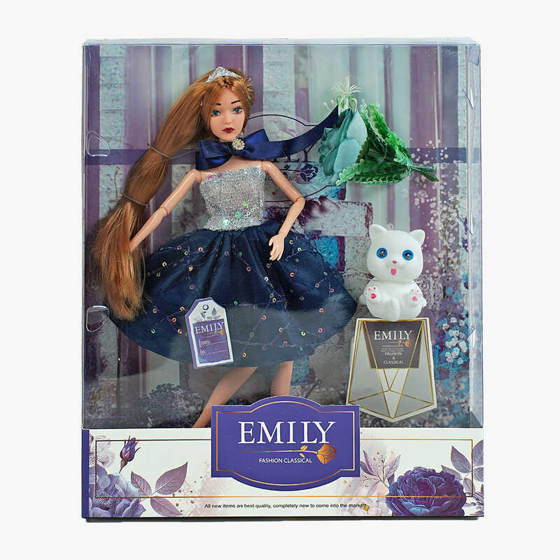 Лялька QJ 112 (48/2) висота 30 см, вихованець, квіти, в коробці