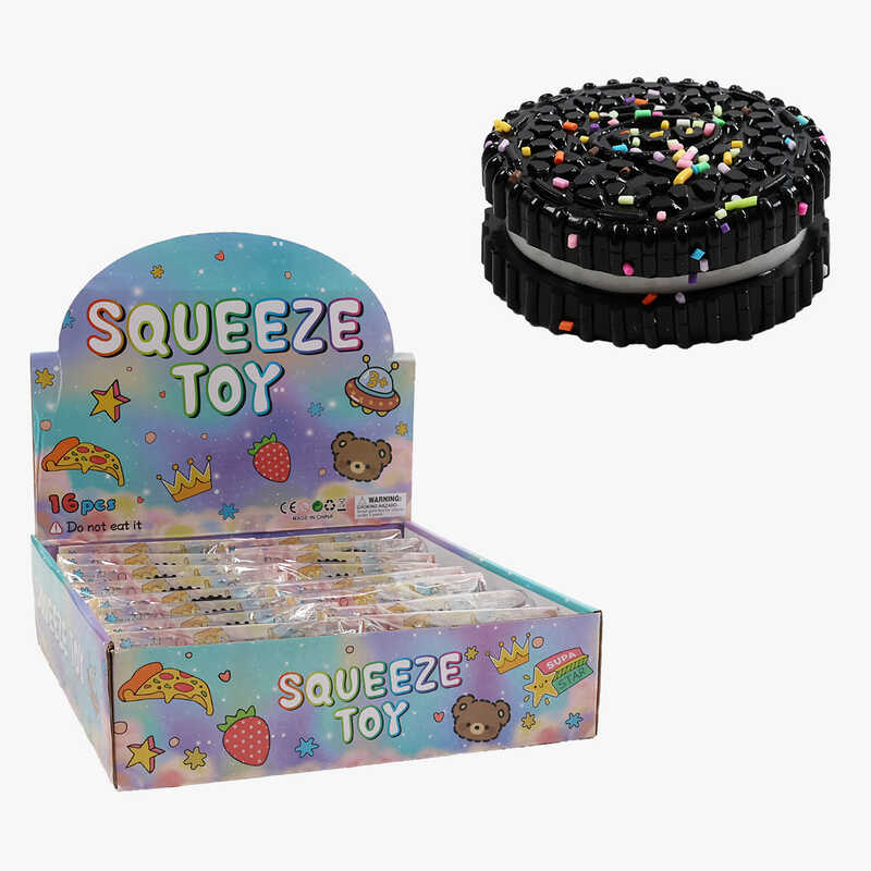 Гра антистрес C 72470 (24) ЦІНА ЗА 16 ШТУК В БЛОЦІ,“Печиво”, розмір  - 6х5.5 см, в коробці