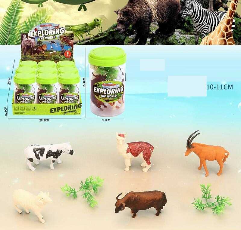 Набір тварин 3305-13 D (12) ЦІНА ЗА 9 ШТУК В БЛОЦІ