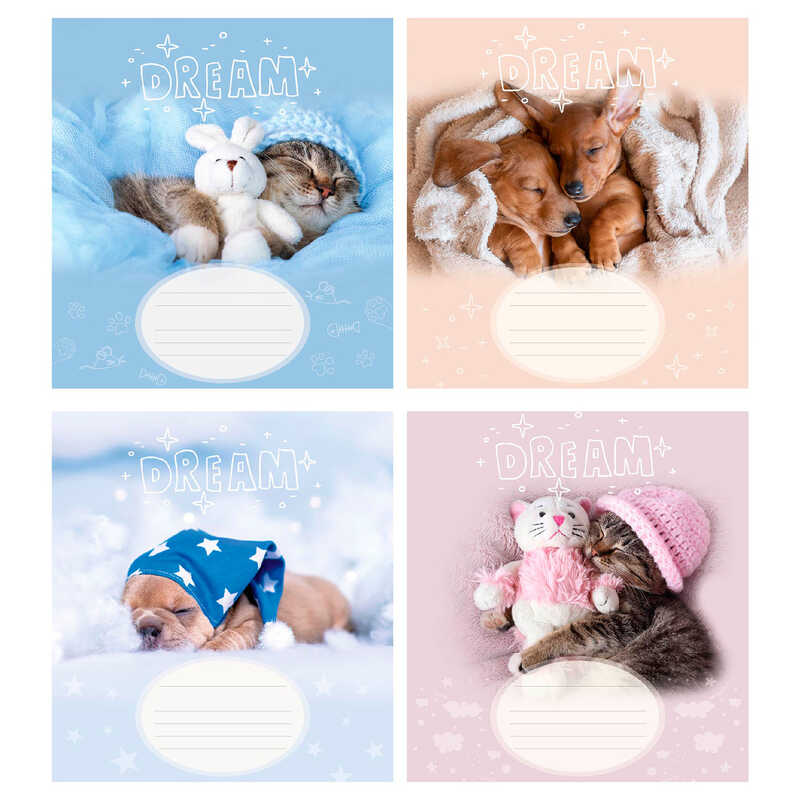 гр Зошит "Солодкий сон" 12 арк., 12-К-966 клітинка, ЦІНА ЗА 32 ШТУКИ В УПАКОВЦІ (1) ВИДАЄТЬСЯ МІКС ВИДІВ