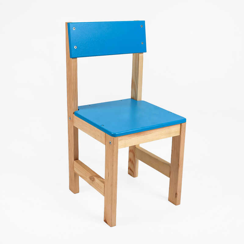 гр Стільчик дитячий С-87161 (1) колір - блакитний, висота від підлоги до сидіння 28 см