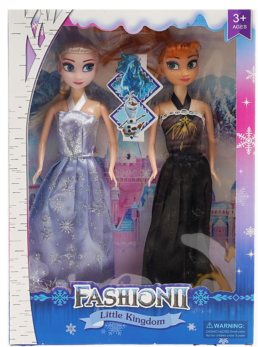 Лялька ZHF 2170 , герої «Frozen» , 2 шт , 27 см, знімний одяг, в коробці