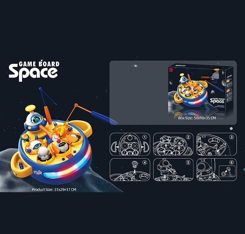 Музична гра 5571-1 (12) “Космос”, риболовля, стрілялка, підсвічування, звуки, мелодія, в коробці