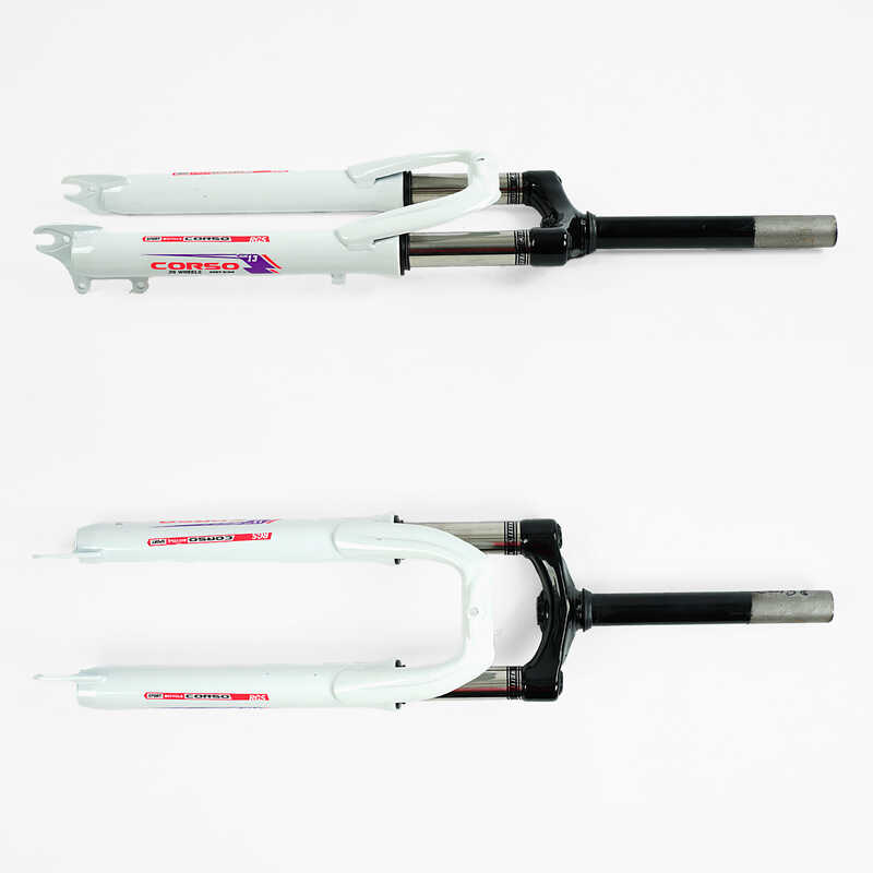 Вилка велосипедна амортизаційна 26138 "INTENSE" (10) матеріал сталь, 38мм, без перемикача