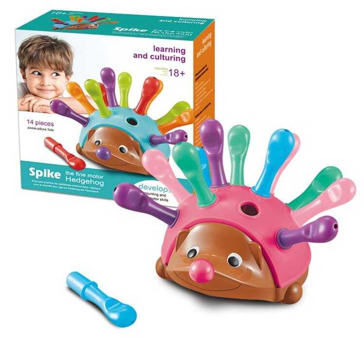 Їжак логічний 8818-1 (72/2) сортер, 12 елементів, у коробці