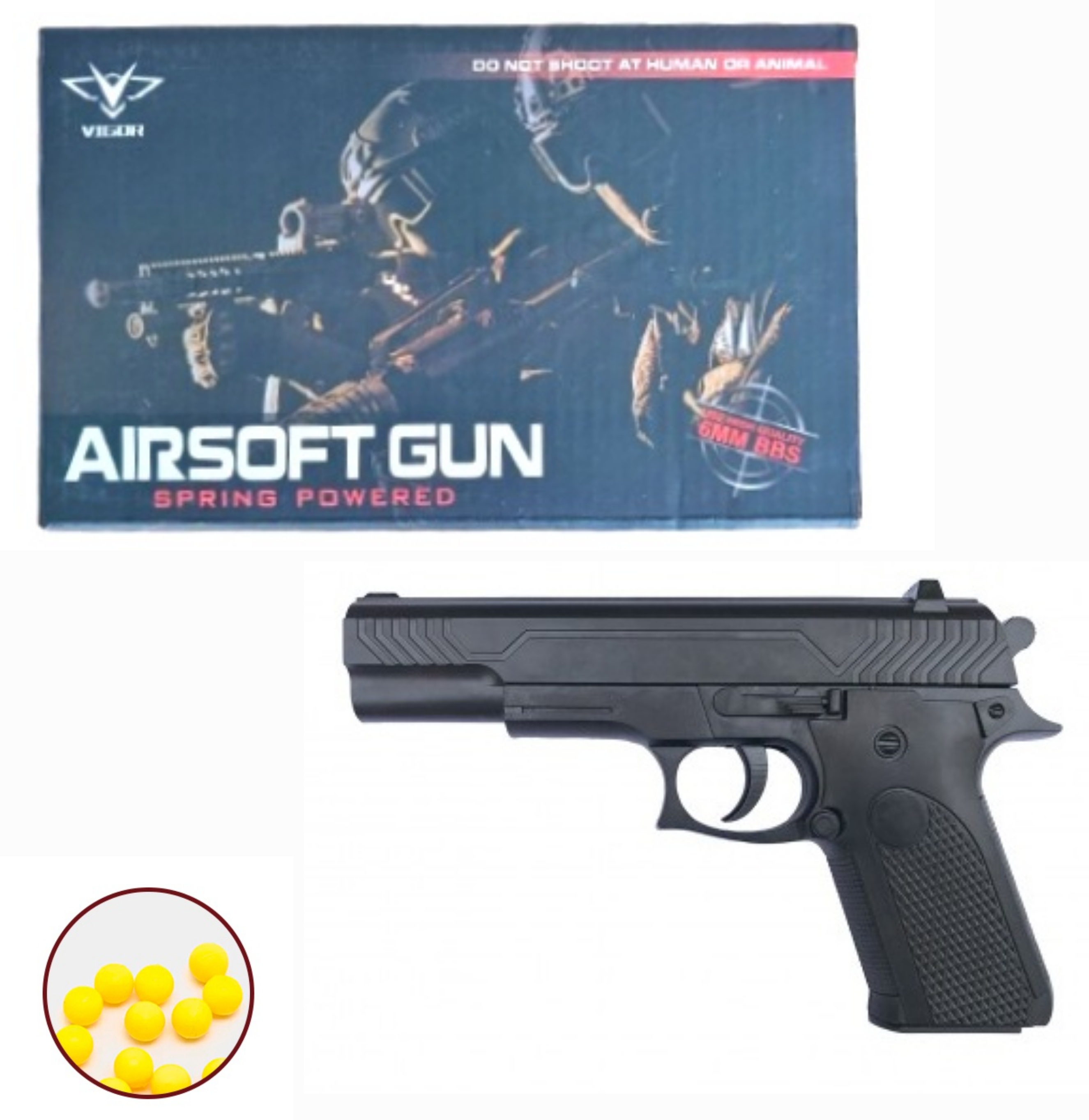 Пістолет 030 , пласт. кульки , в коробці