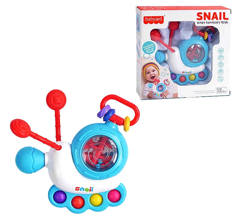 Брязкальце BY 202 , поп-іт, тріскачка, пискавка, пальчикові ігри, шумливі кольорові сфери, в коробці