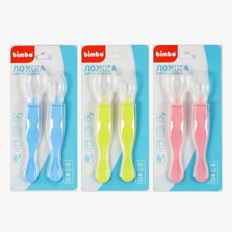 гр Набір ложечок C 63883 (288) "Bimbo", 3 види, на листі, ВИДАЄТЬСЯ ТІЛЬКИ МІКС ВИДІВ