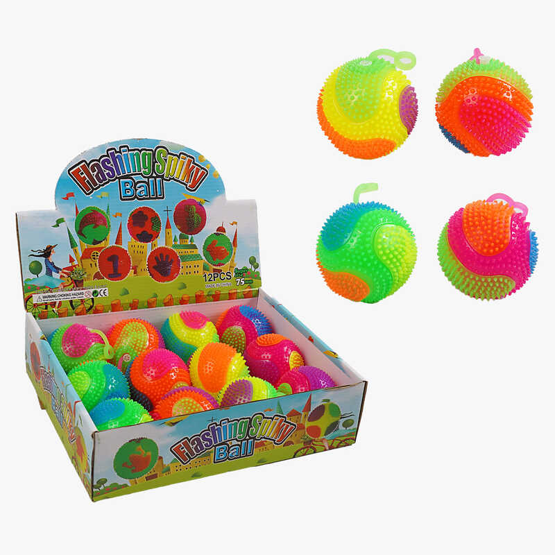 М`яч стрибун C 70429 (30) ЦІНА ЗА 12 ШТУК В БЛОЦІ, підсвічування, пискавка, в коробці