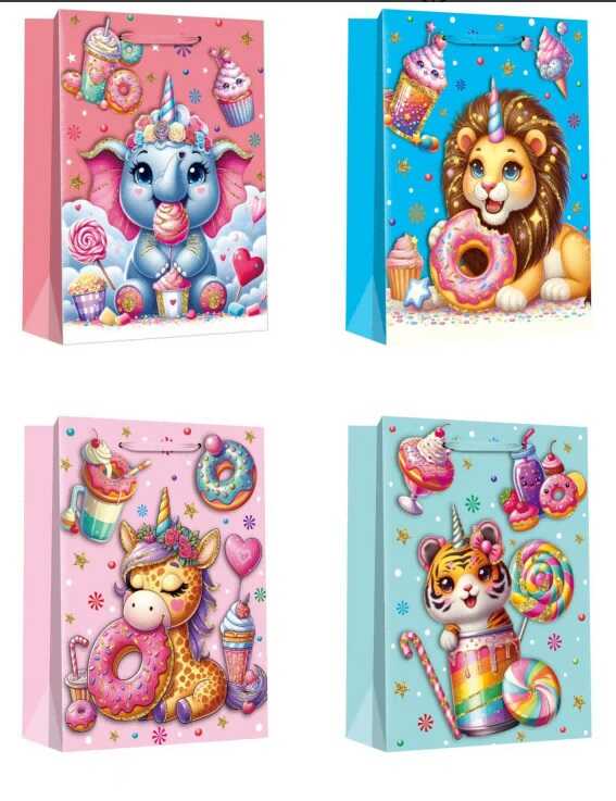 Пакет подарунковий C 75819 (480) СЕРЕДНІЙ, ВИДАЄТЬСЯ МІКС ВИДІВ