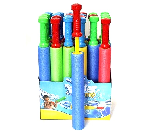 *Водяний насос 838-41 , 44 см , ЦІНА ЗА 24 ШТУКИ В БЛОЦІ , 4 кольори , коробка