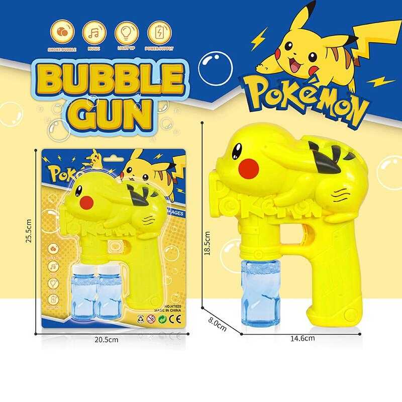 Пістолет з мильними бульбашками HT 025 (72/2) мелодія, підсвічування, на листі