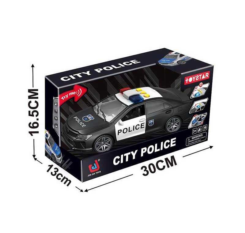 Машинка 666-23 Q (24) "Поліція", звуки, підсвічування, інерція, в коробці