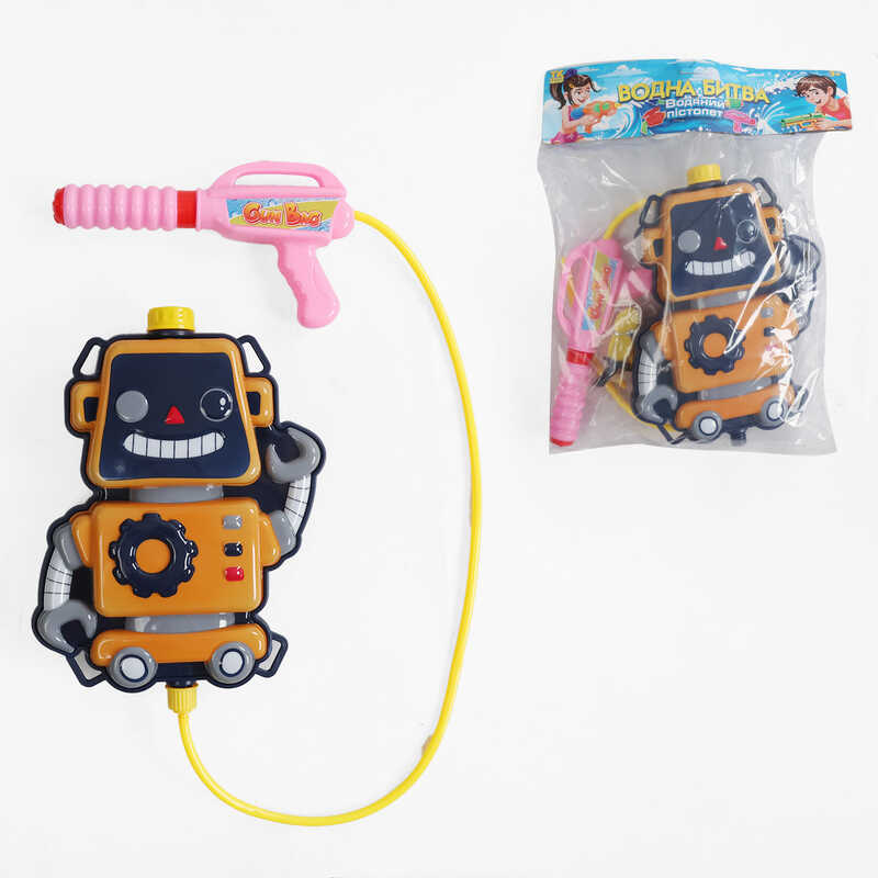 Водний пістолет з балоном TK 20246 (60) "TK Group", помповий механізм, лямки регульованої довжини, в пакеті